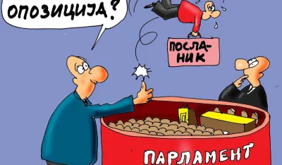 Goran &Scaron;ćekić karikatura Dana