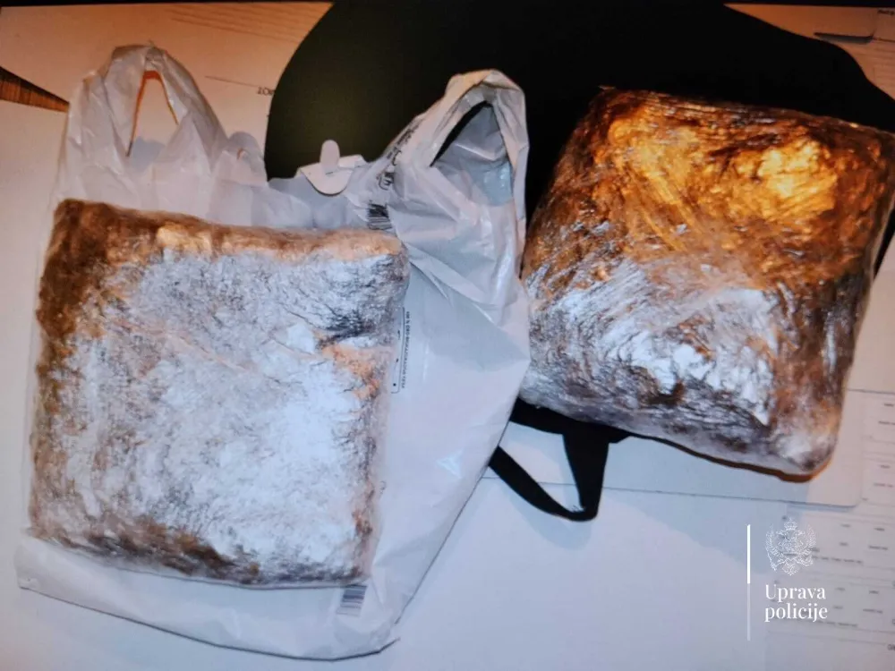 Uhap&scaron;en Pljevljak, pronađeno vi&scaron;e od dva kilograma marihuane