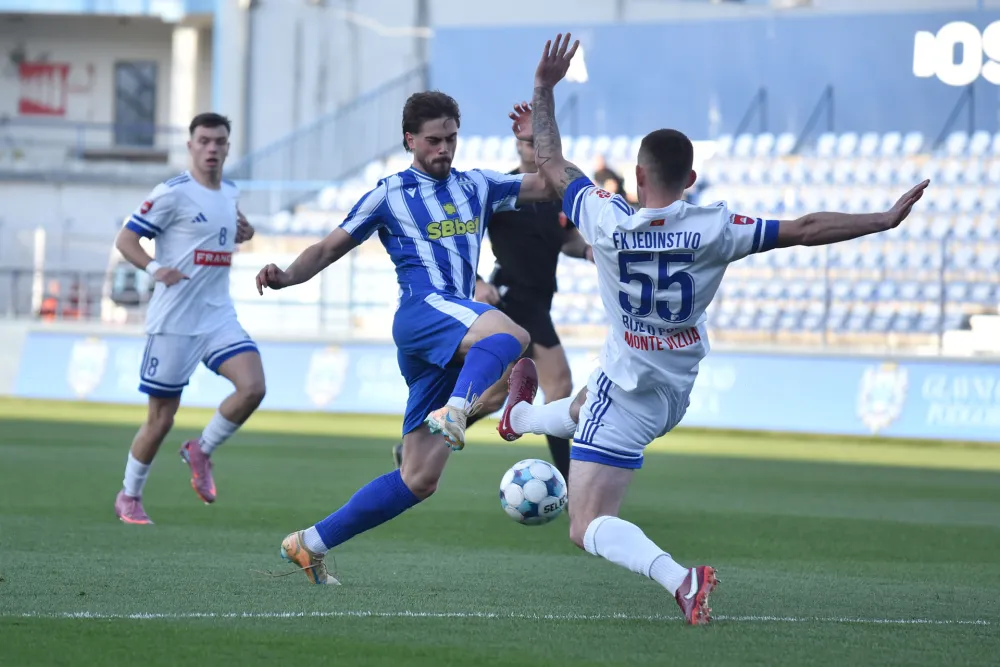 Buducnost Jedinstvo, FK Buducnost, FK Jedinstvo, prva liga, prva fudbalska liga, meridijan bet,pobjeda buducnosti 3-2