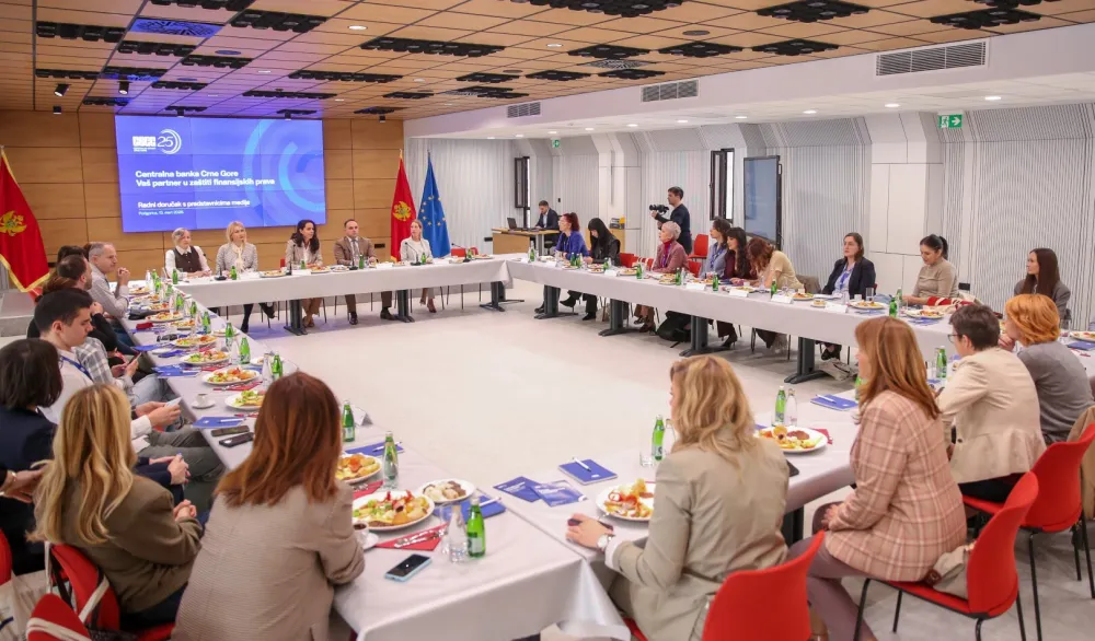 CBCG sa medijima o za&scaron;titi finansijskih prava potro&scaron;ača