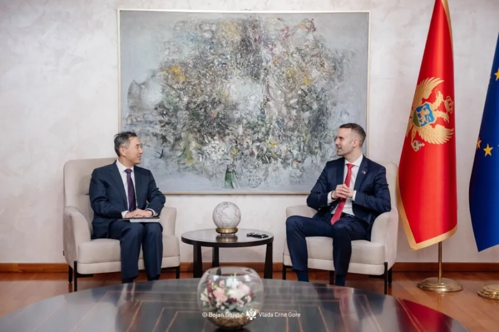 Spajić sa Sijufengom: Dvadeset godina diplomatskih odnosa Crne Gore i Kine važan okvir za nastavak saradnje