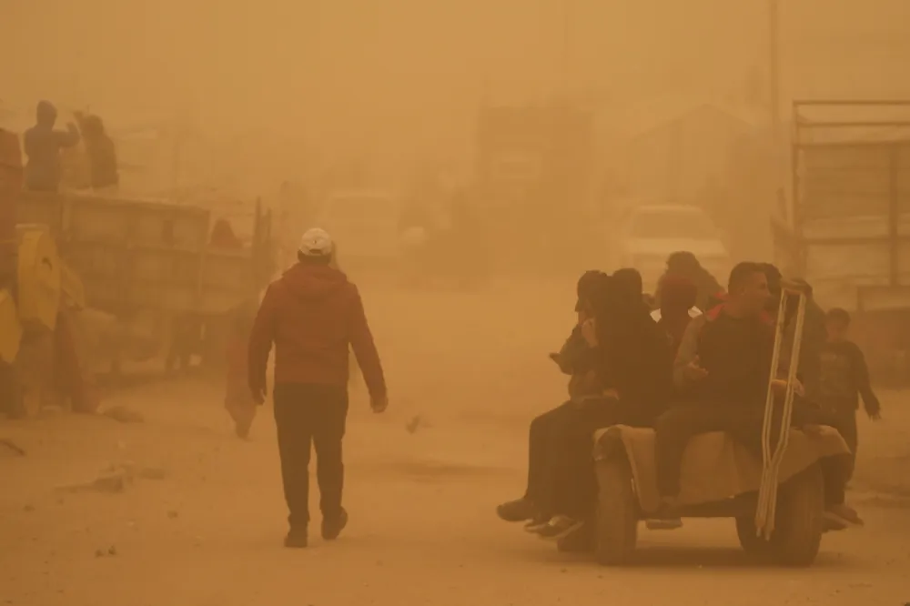 Pje&scaron;čana oluja u Gazi