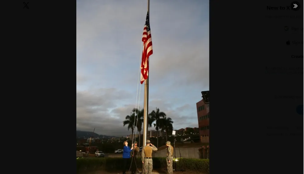 Počela nova era: Američka zastava podignuta u Venecueli