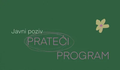 Prilika za uče&scaron;će u pratećem programu