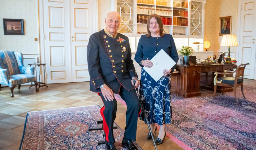  Snežana Radović predala je akreditivna pisma kralju Haraldu V