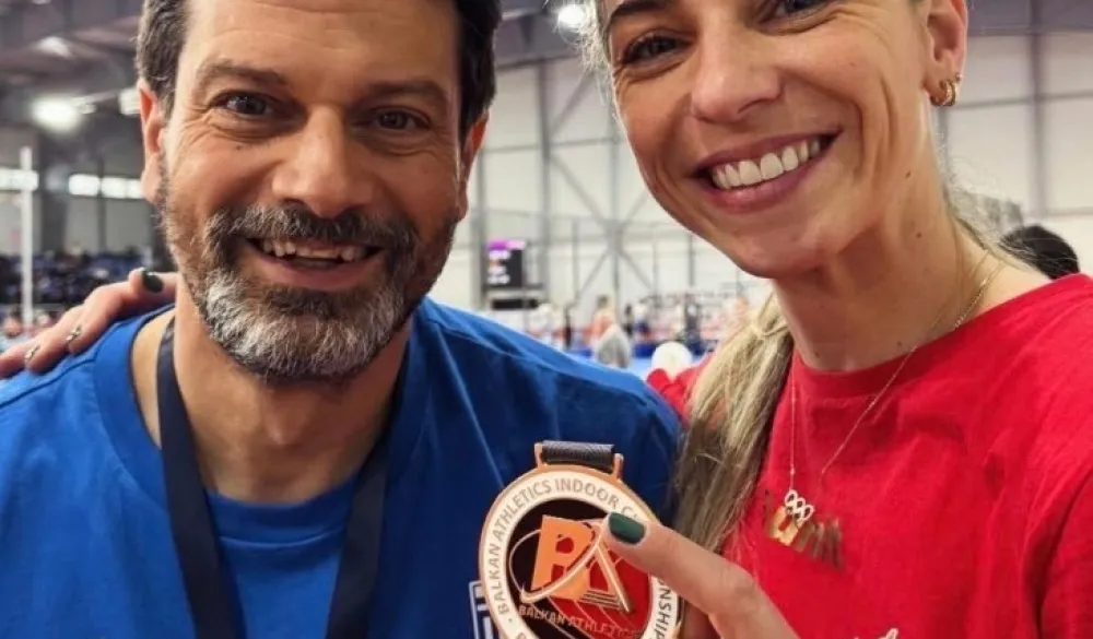 Marija i njen trener Vasilikos Dimitros
