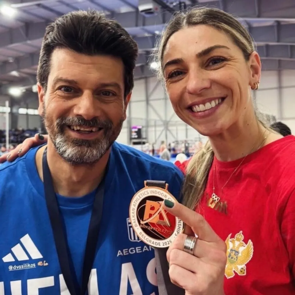 Marija i njen trener Vasilikos Dimitros