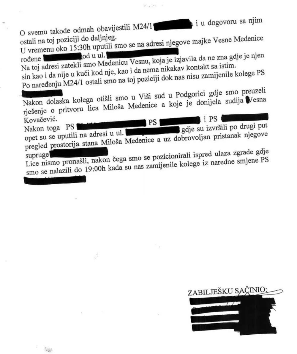 Službena zabilje&scaron;ka