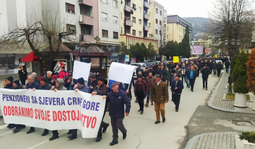Pokret penzionera Crne Gore poziva na protest 23. marta: Nećemo dozvoliti da nas bilo ko ponižava
