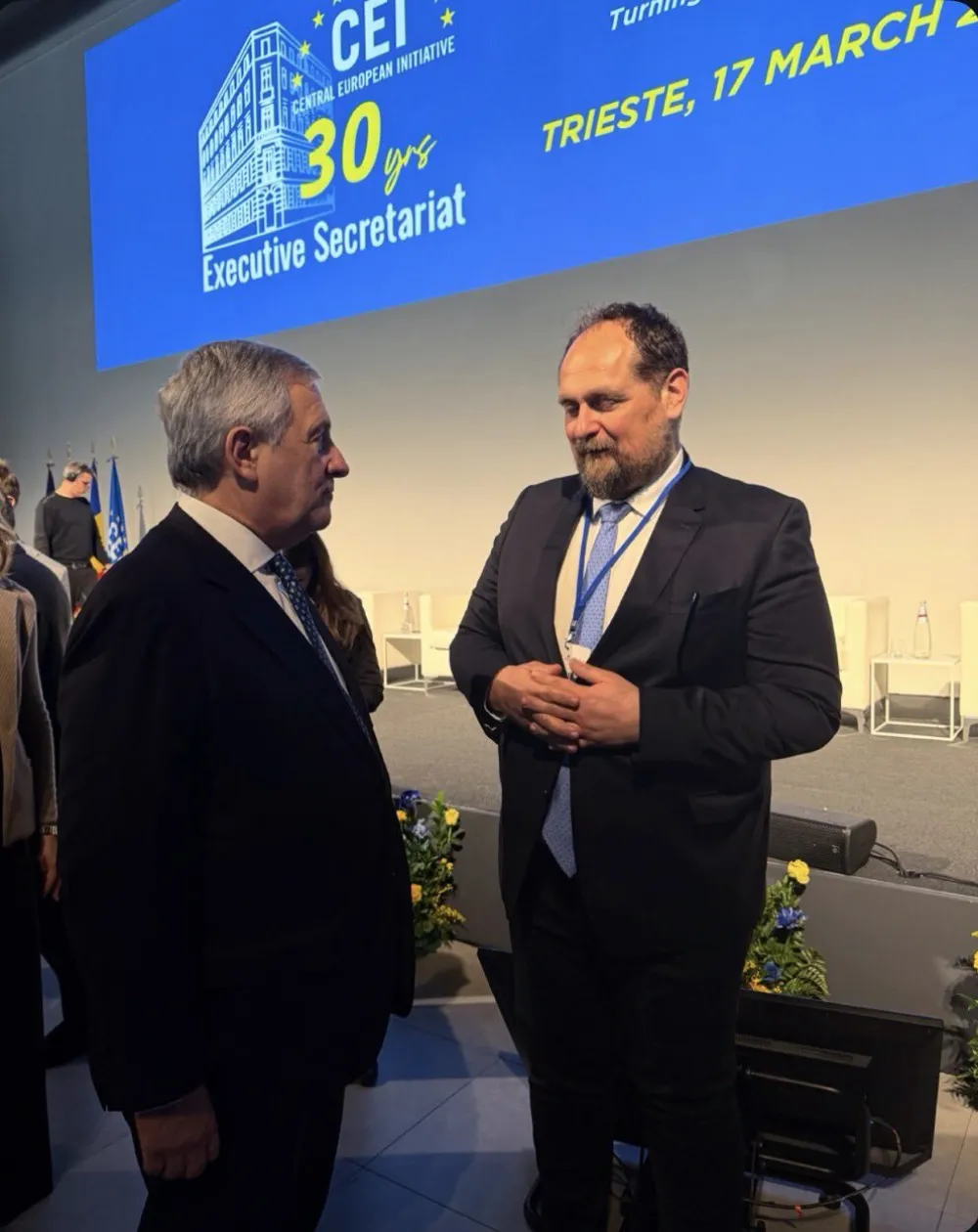 Stojović razgovarao sa Tajanijem i Kraksi: Centralnoevropska inicijativa potvrđuje svoj značaj