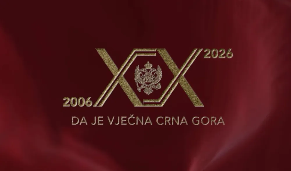 Vizuelno rje&scaron;enje proslave 20 godina nezavisnosti