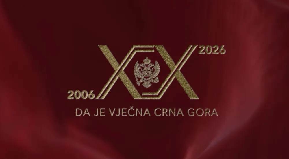 Vizuelno rje&scaron;enje proslave 20 godina nezavisnosti