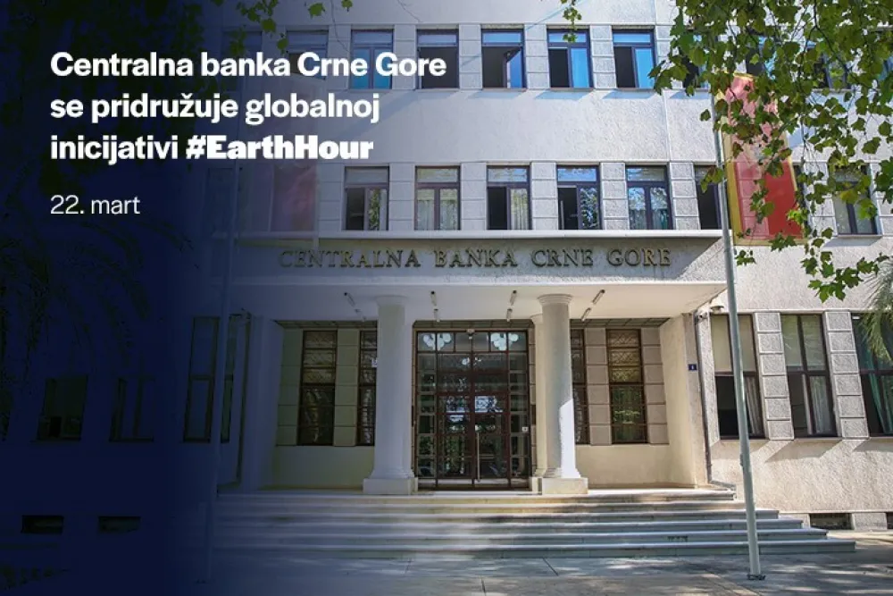 CBCG učestvuje u globalnoj akciji Sat za planetu zemlju