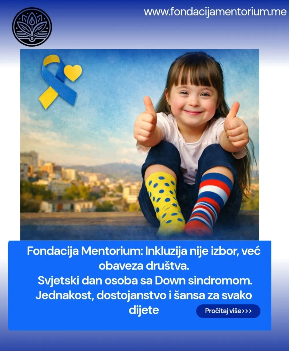 Fondacija Mentorium: Inkluzija nije izbor, već obaveza dru&scaron;tva