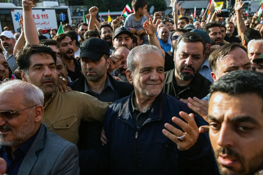 Predjesnik Masud Peze&scaron;kijan u Teheranu 22. juna 2025. godine