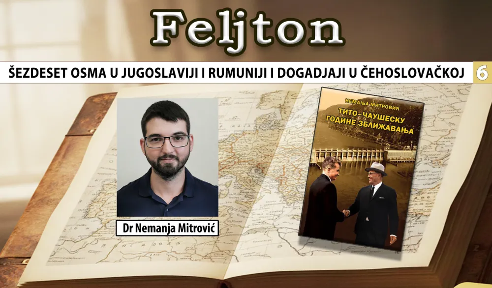 &Scaron;ezdeset osma u Jugoslaviji i Rumuniji i događaji u Čehoslovačkoj 