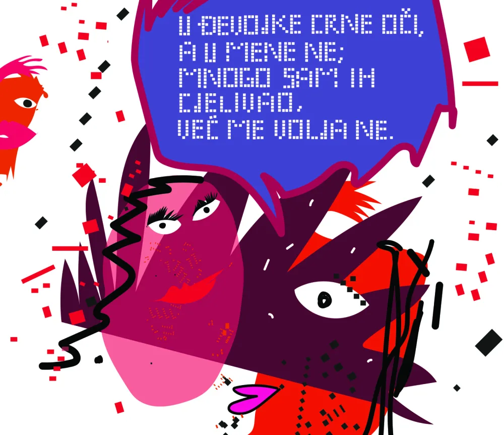 Неки од радова које је Вуковић представила у Крагујевцу