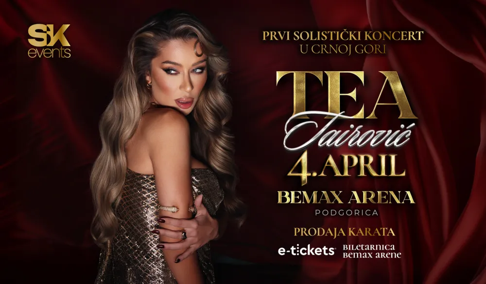 Tea&nbsp;Tairović i Dado Polumenta snimili duet: &bdquo;&Scaron;amar&ldquo; premijerno na koncertu u Podgorici