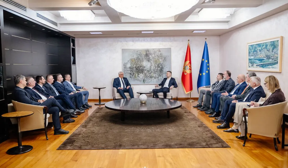 Spajić sa liderima parlamentarne većine: Fokus evropska integracija Crne Gore