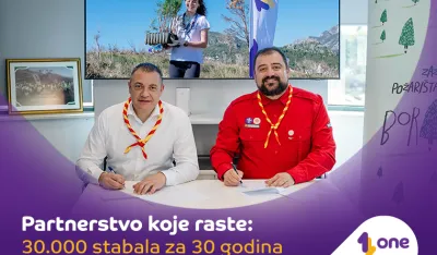 KOMPANIJA ONE I SAVEZ IZVIĐAČA CRNE GORE I REGINALNA INICIJATIVA "BORANKA"