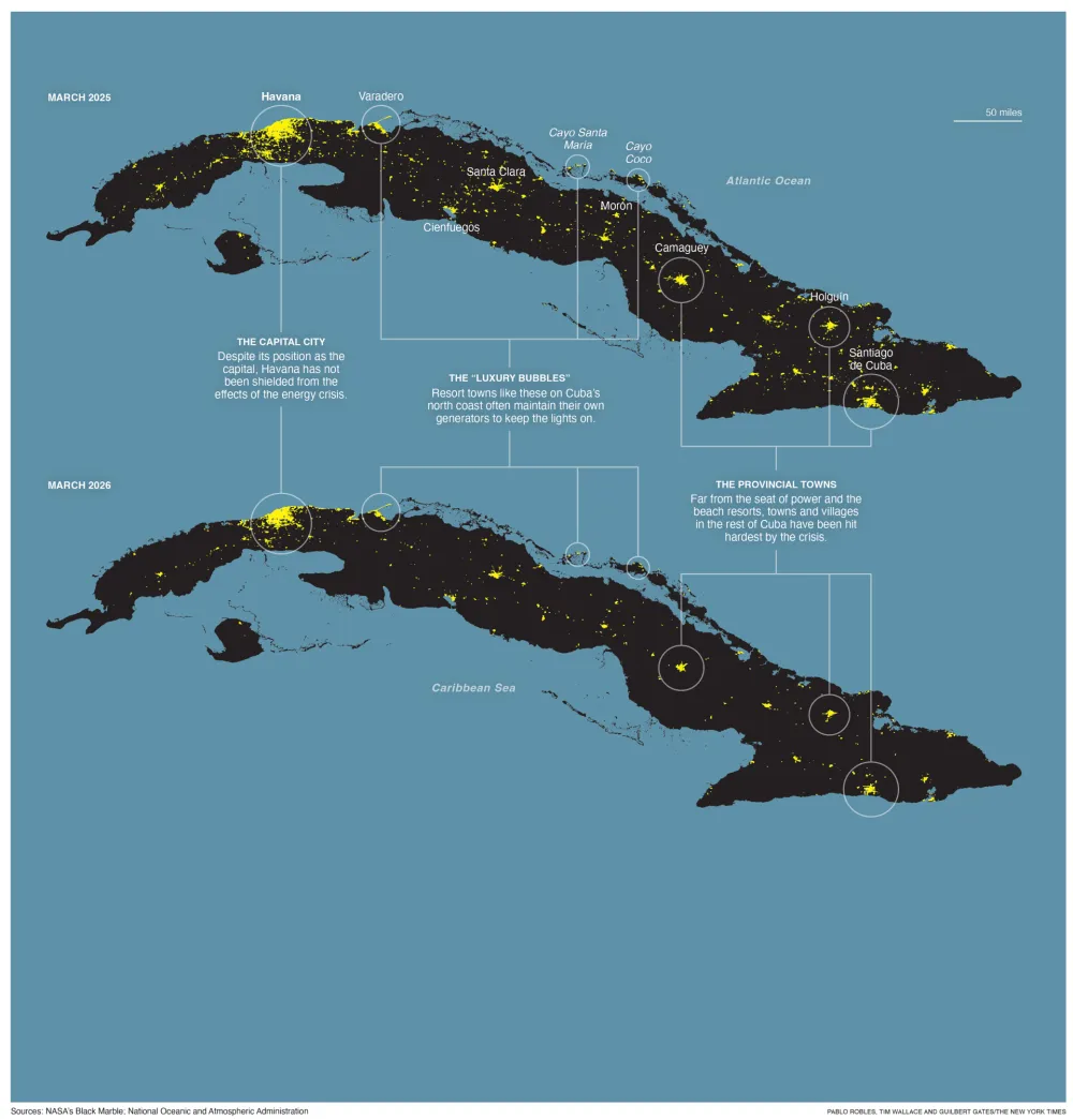 Najveća energetska kriza na Kubi od revolucije Fidela Kastra