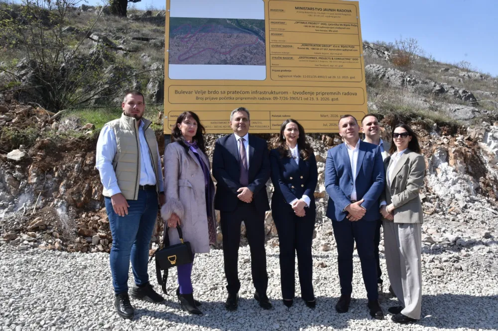 Početak izgradnje Veljeg brda