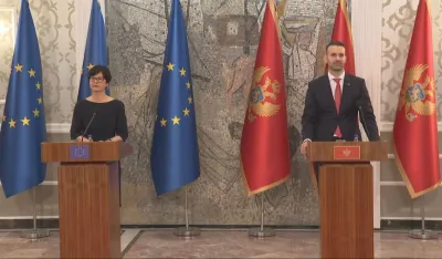 Marta Kos i Milojko Spajić