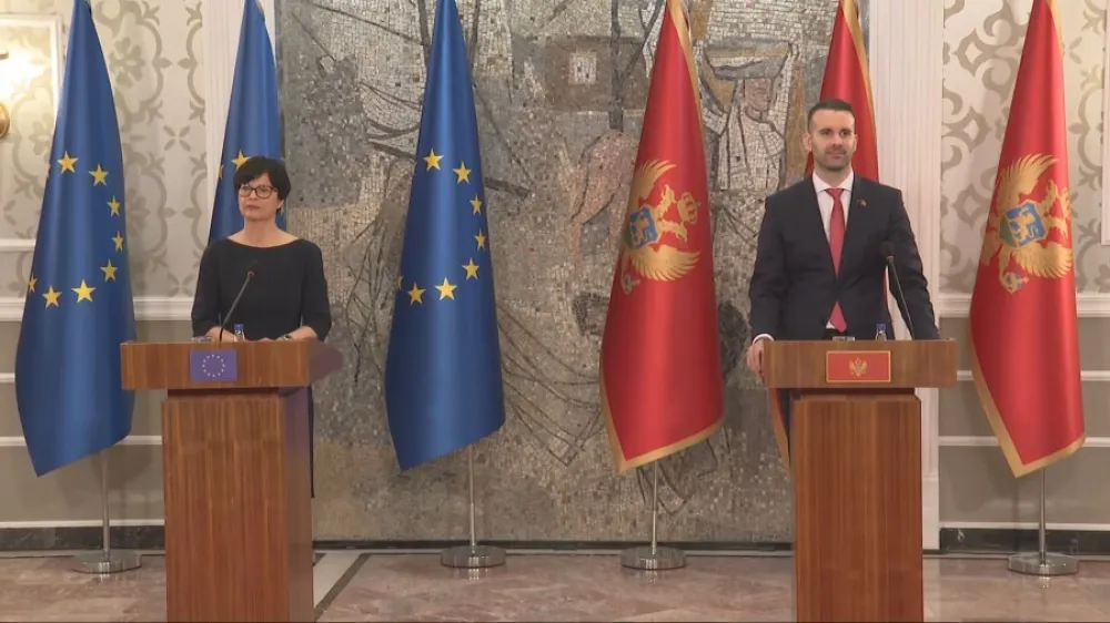 Marta Kos i Milojko Spajić