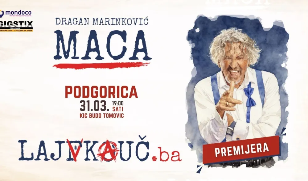 Nova predstava Dragana Marinkovića Mace - "Lajfkouč.ba" 