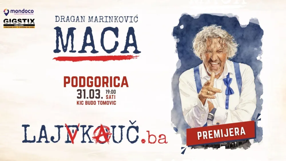 Nova predstava Dragana Marinkovića Mace - "Lajfkouč.ba" 