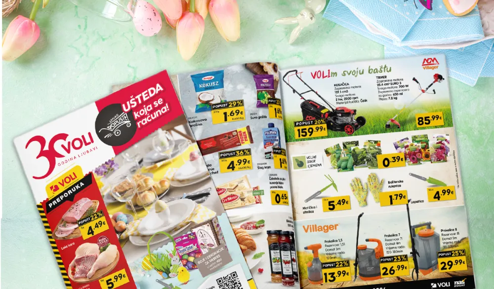 Uhvati popuste u svim VOLI i Na&scaron; diskont marketima