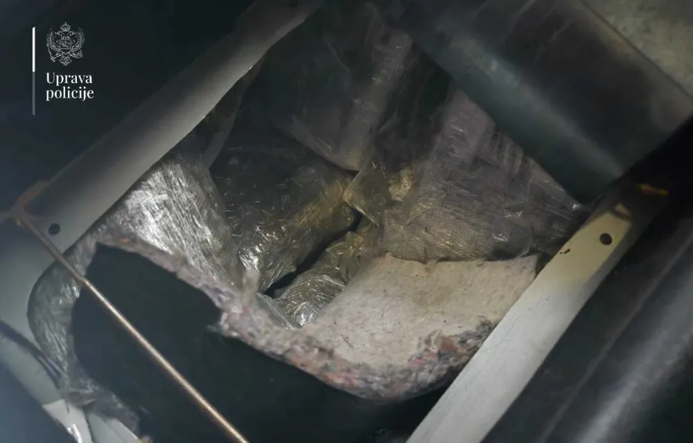zaplijenjen 21 kg marihuane