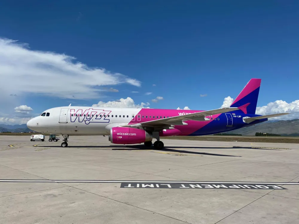 Vukićević: Prvi bazirani avion kompanije Wizz Air poletio sa podgoričkog aerodroma