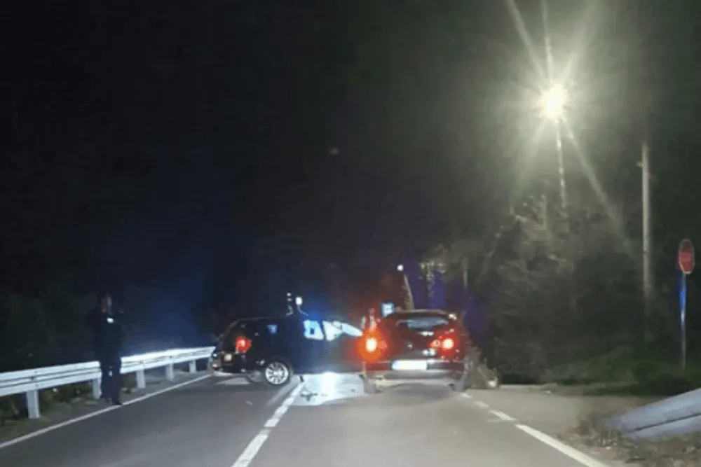 Udes na putu Podgorica Danilovgrad