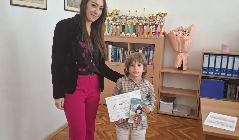 (ФОТО) U O&Scaron; "Milorad Musa Burzan" Viktor i Ivo najljep&scaron;e recituju