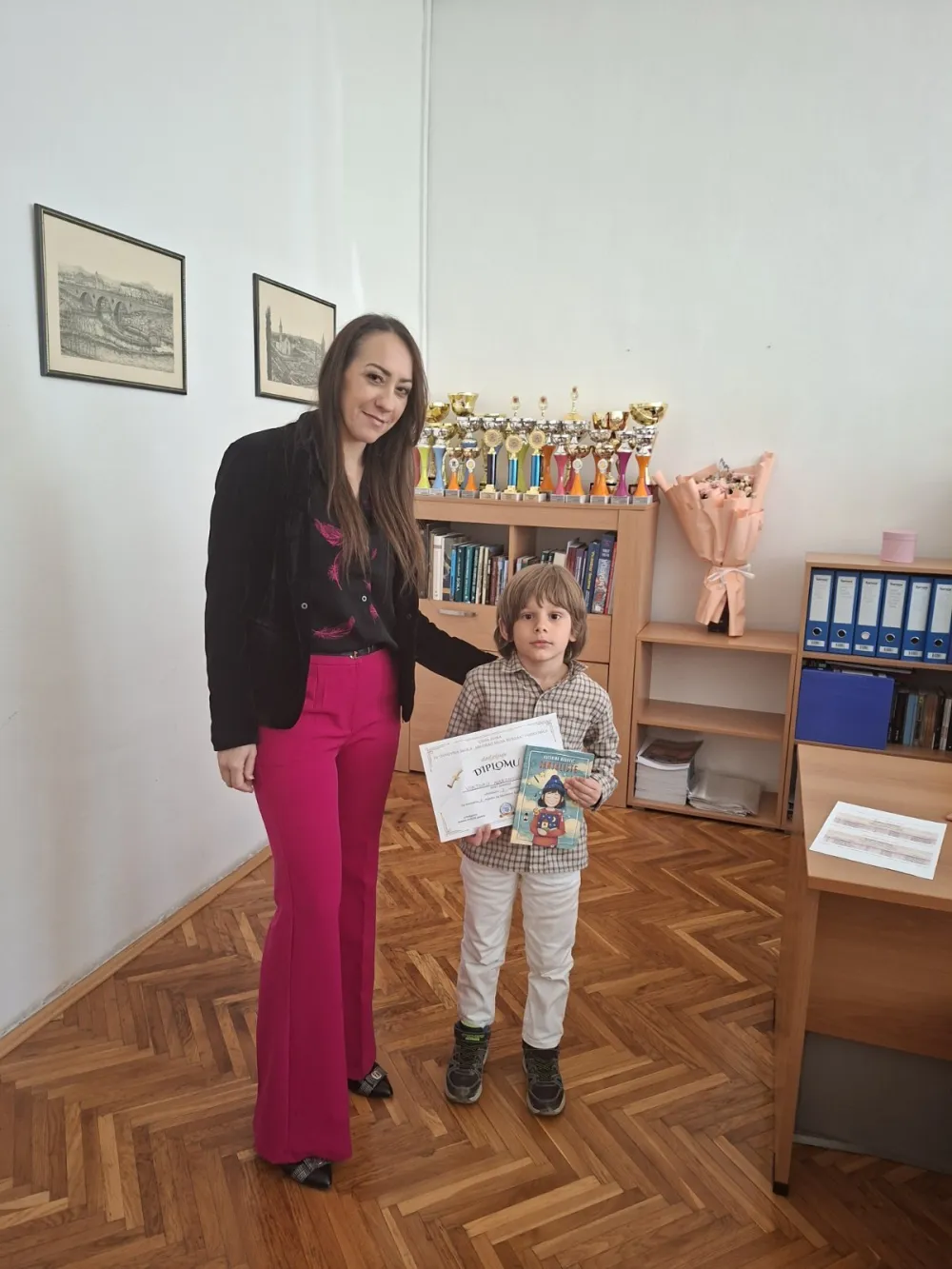 (ФОТО) U O&Scaron; "Milorad Musa Burzan" Viktor i Ivo najljep&scaron;e recituju