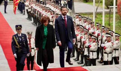 Milatović stigao u zvaničnu posjetu Sjevernoj Makedoniji