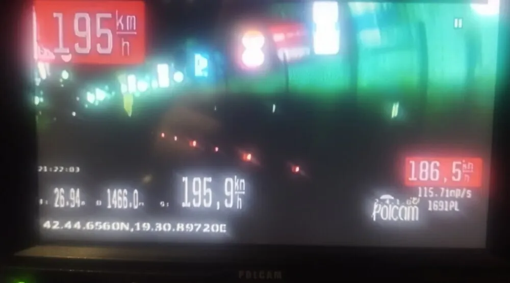 Uhap&scaron;en mladi vozač, auto-putem vozio 195 kilometara na sat