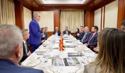Milatović sa privrednicima u Skoplju: Veći trgovinski rast kroz jače poslovno povezivanje