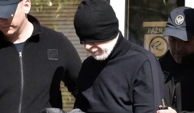 Aco Đukanović u sudnici 7. aprila