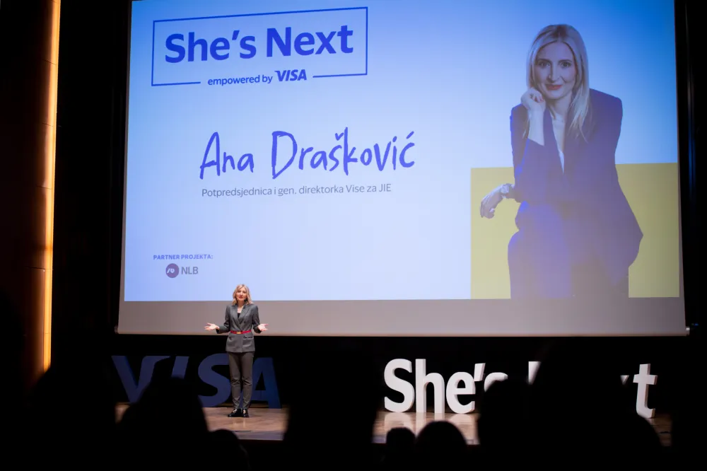Ana Dra&scaron;ković, potpredsjednica i generalna direktorka kompanije Visa za Jugoistočnu Evropu