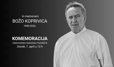 Komemoracija Koprivici u nacionalnom teatru