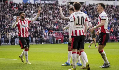 Slavlje fudbalera PSV-a