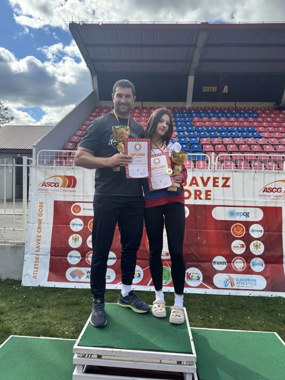 Najbolji atletičari mitinga
