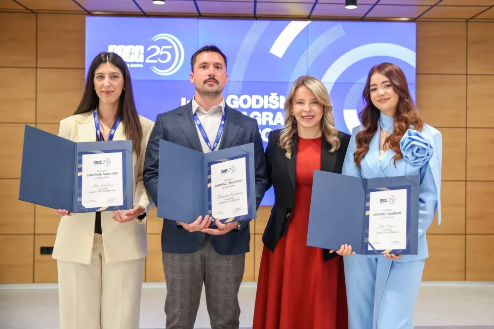 Godi&scaron;nje nagrade CBCG za 2026. godinu: 3.000 eura za najbolji diplomski rad, 4.000 za master rad