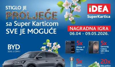 IDEA i Super Kartica pokrenule veliku nagradnu igru