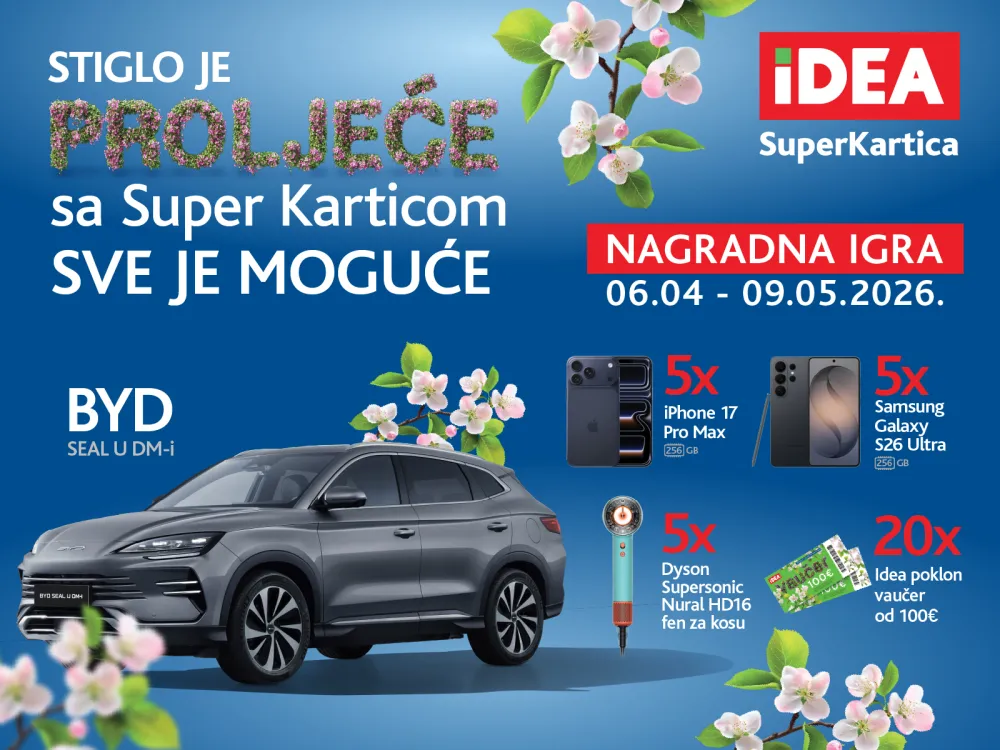 IDEA i Super Kartica pokrenule veliku nagradnu igru