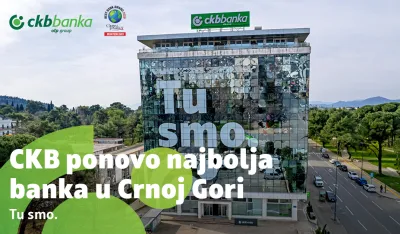 CKB PONOVO NAJBOLJA BANKA U CRNOJ GORI
