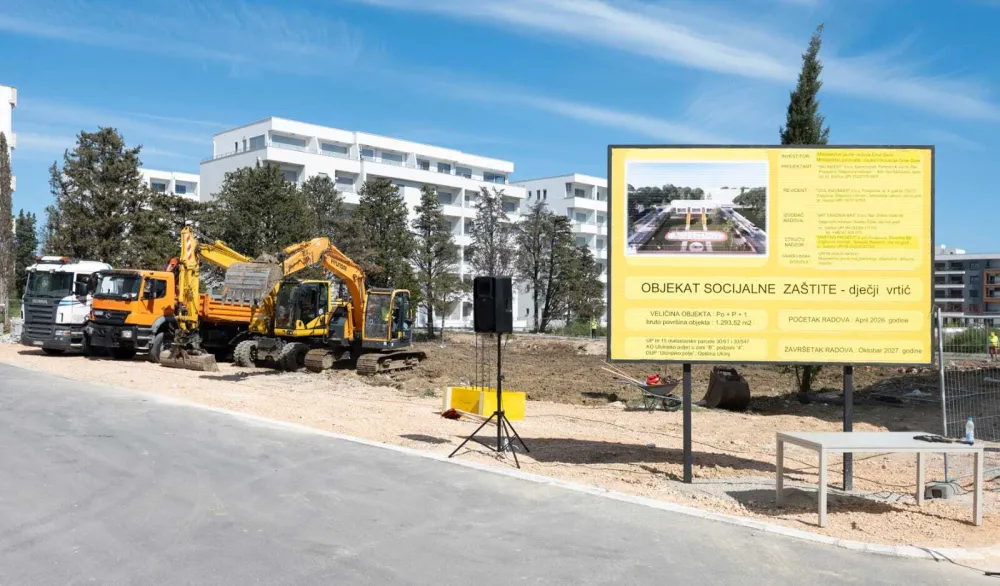 Počela gradnja vrtića u Ulcinju