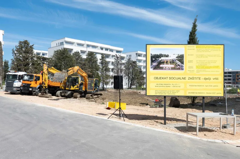 Počela gradnja vrtića u Ulcinju